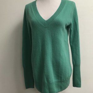 J Crew Collection turquoise cashmere sweater S